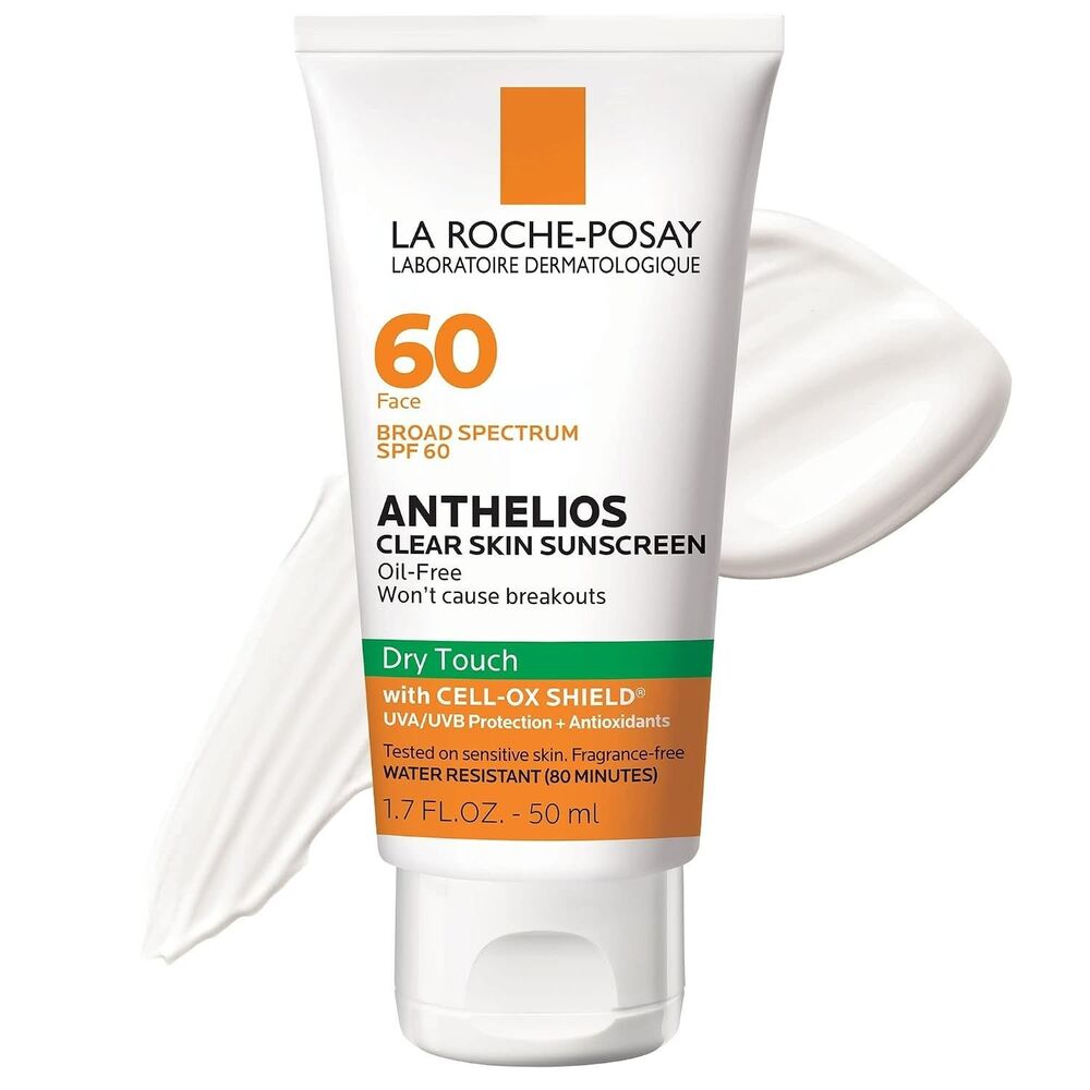 La Roche-Posay Anthelios Clear Skin Dry Touch Sunscreen for Face White 1.7oz
